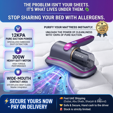 STOP SHARING YOUR BED WITH ALLERGENS.
