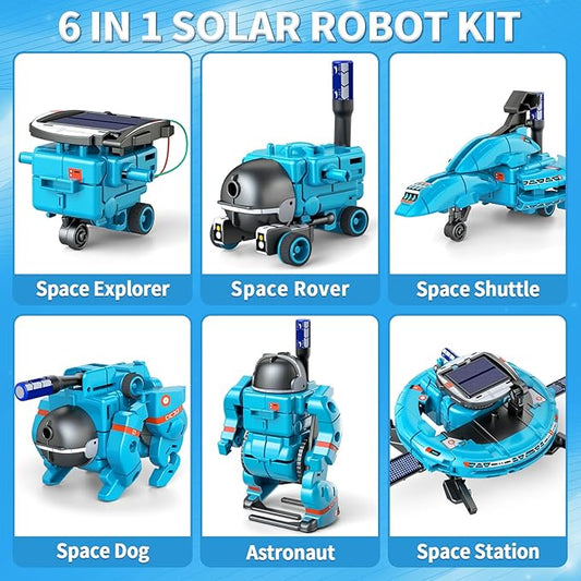 6-in-1 Solar Robot Toys
