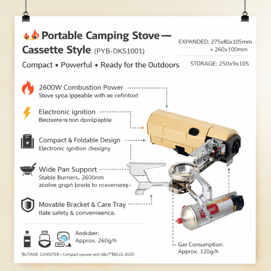 Portable Camping Stove © Ⓢ