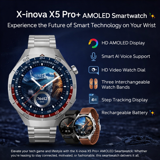 X-inova - X5 Pro+ Amoled Smartwatch