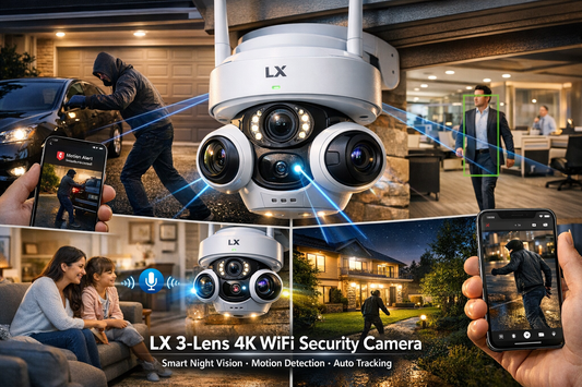 LX - Triple-Lens Security Camera ©