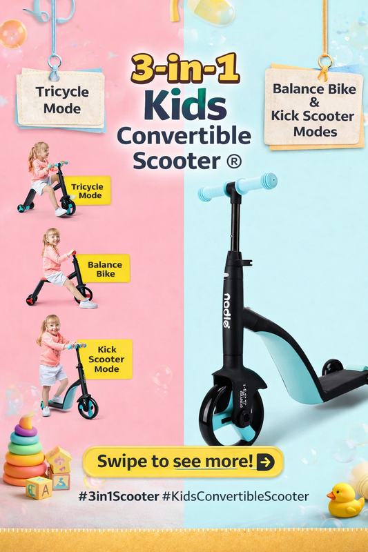 3-in-1 Kids Convertible Scooter ©