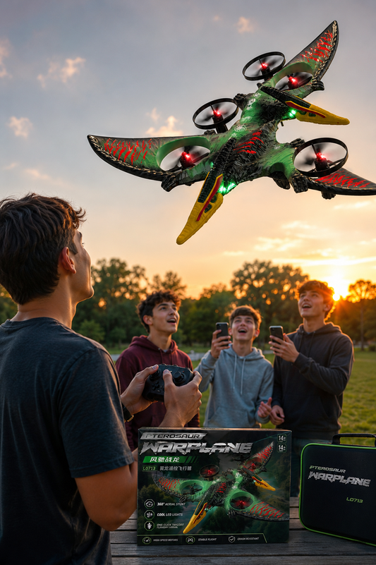 Pterosaur Warplane - Flying Dino Drone