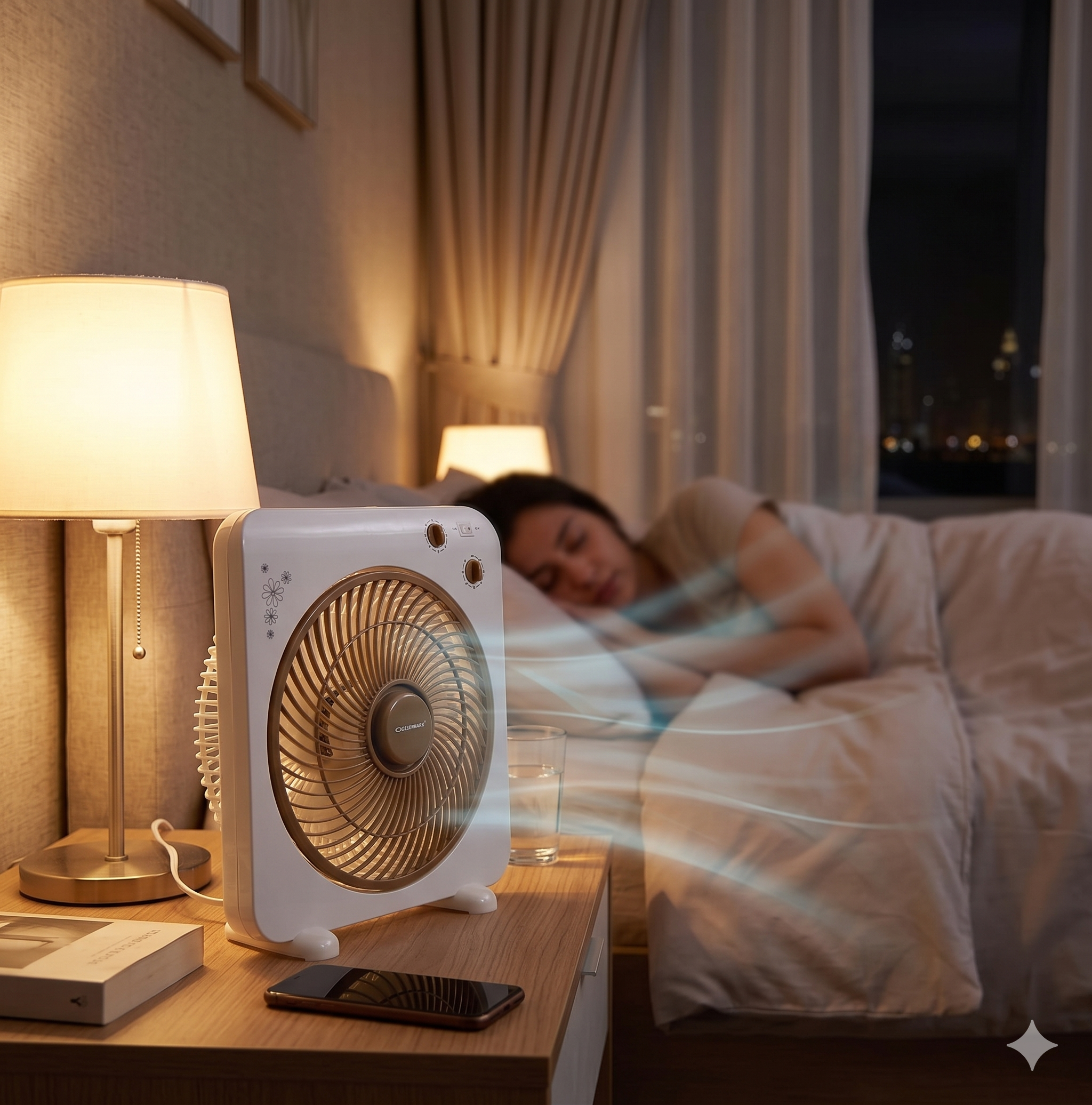 Smart Box Fan – Studio Shot