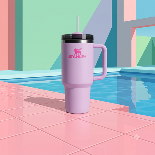 Stanley FlowState™ Quencher H2.0 40oz Insulated Tumbler – Heavy-Duty Stainless Steel Vacuum Flask with Comfort-Grip Handle & 3-Way Rotating Lid