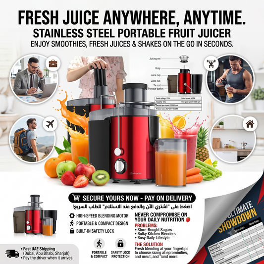 Stainless Steel Portable Fruit Juicers ©