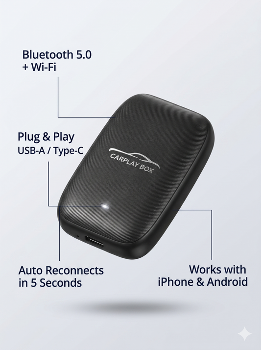 CarPlay Box – Wireless Smart CarPlay Adapter for iPhone & Android | Plug & Play