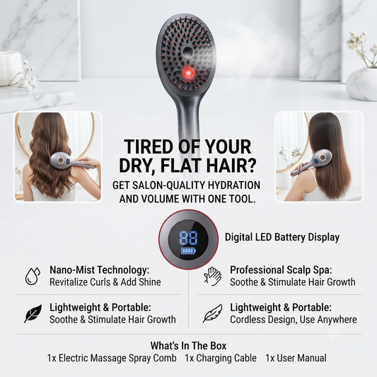 Electric Massage Spray Comb