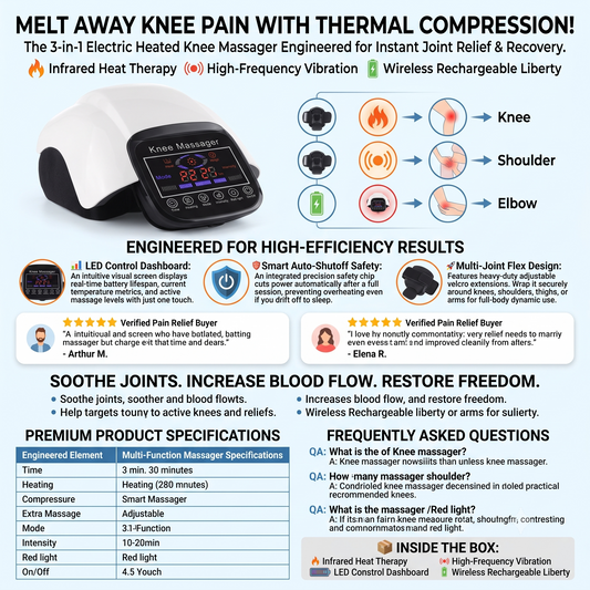 Electric Heating Knee Massager