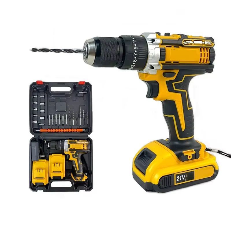 Cordless Rechargeable Drill Machine – Complete 36-Piece Tool Kit