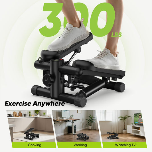 Multi-Function Stepper Machine – Compact Home Gym Cardio Fitness Exercise Stepper