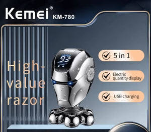 Kemei - 5-in-1 Professional Man’s Electric Grooming Kit